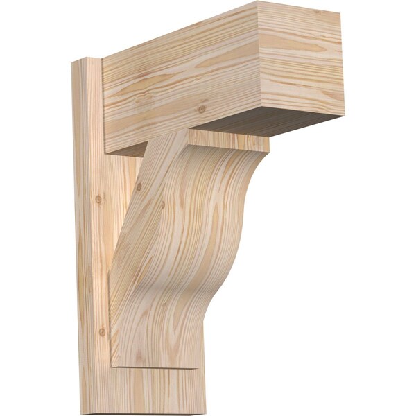 Ekena Millwork Funston Block Smooth Outlooker, Douglas Fir, 7 1/2"W x 16"D x 20"H OUT08X16X20FST05SDF - main